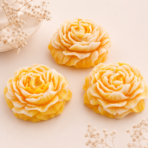 Peony Bloom Decorative Soy Wax Flower Candle | Premium Scent for Home & Gifts - Image 4