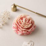 Peony Bloom Decorative Soy Wax Flower Candle | Premium Scent for Home & Gifts - Image 8
