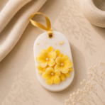 Floral Soy Wax Sachet | Scented Wardrobe & Closet Air Freshener Hanging - Image 2