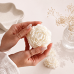 Peony Bloom Decorative Soy Wax Flower Candle | Premium Scent for Home & Gifts - Image 5