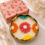 Daisy Bloom Urli Soy Wax Candle | Festive Home Décor & Luxury Gift Candle - Image 3