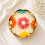 Daisy Bloom Urli Soy Wax Candle | Festive Home Décor & Luxury Gift Candle - Image 5