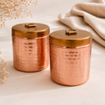 Hammered Metal Jar Soy Wax Candle | Luxury Home Decor & Gift Candle - Image 5