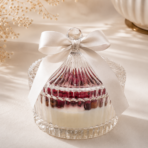 Botanical Crystal Jar Soy Wax Candle with Lid for Home Decor & Luxury Gifting - Image 6