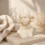 Lady Sculpture Soy Wax Candle Combo Set for Home Decor, Gifting & Interiors | Combo Set of 2 - Image 3