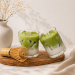 Iced Matcha Latte Soy Blend Candle | Summer Home Décor & Gift Candle - Image 3