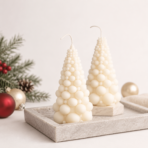 Christmas Tree Bubble Soy Wax Candle for Festive Decor, Gifting & Holidays - Image 2