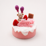 3D Teddy Birthday Cake Soy Wax Candle for Birthdays, Gifts & Party Decor - Image 2