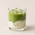 Iced Matcha Latte Soy Blend Candle | Summer Home Décor & Gift Candle - Image 2