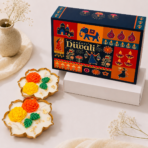 Lotus & Triangle Floral Urli Soy Wax Candle | Festive Décor & Gift Set - Image 4