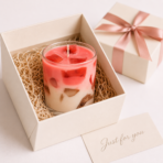 Strawberry Ice Latte Soy Blend Candle | Summer Home Décor & Gift Candle - Image 4