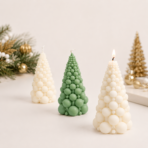 Christmas Tree Bubble Soy Wax Candle for Festive Decor, Gifting & Holidays - Image 4