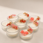 Botanical Crystal Jar Soy Wax Candle with Lid for Home Decor & Luxury Gifting - Image 7