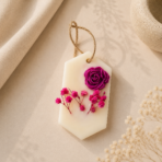 Floral Soy Wax Sachet | Scented Wardrobe & Closet Air Freshener Hanging - Image 6