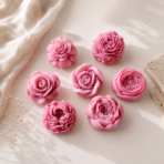 Blooming Rose Soy Wax Melts – 6 Assorted Floral Designs for Home & Gifting - Image 2