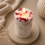 Botanical Soy Wax Pillar Candle with Natural Botanicals for Home Décor & Gifting - Image 6