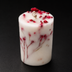 Botanical Soy Wax Pillar Candle with Natural Botanicals for Home Décor & Gifting - Image 5