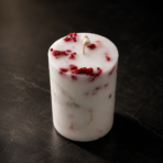 Botanical Soy Wax Pillar Candle with Natural Botanicals for Home Décor & Gifting - Image 2
