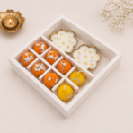 Festive Mithai Soy Wax Candle Gift Box for Diwali, Weddings & Gifting - Image 2