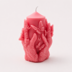 Butterfly Bloom Soy Wax Pillar Candle for Home Decor, Gifting & Elegant Styling - Image 5