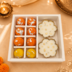 Festive Mithai Soy Wax Candle Gift Box for Diwali, Weddings & Gifting - Image 3