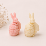 Bunny Shaped Soy Wax Scented Candle for Kids, Home Decor & Festive Gifting - Image 3