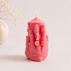 Butterfly Bloom Soy Wax Pillar Candle for Home Decor, Gifting & Elegant Styling - Image 3