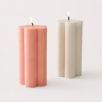 Daisy Shaped Soy Wax Pillar Candle for Home Decor, Gifting & Festive Styling - Image 5