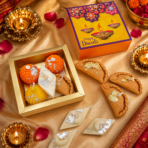 Mithai Soy Wax Candle Gift Box for Diwali, Weddings & Festive Gifting