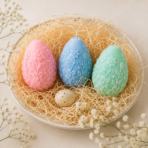 3D Floral Egg Soy Wax Scented Candle for Home Decor, Gifting & Festivals