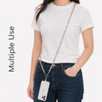 Universal Crossbody Phone Lanyard Strap with Mini Coin Purse Wallet | Adjustable Phone Tether for Women - Image 4