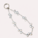 Crystal Aura Beaded Phone Charm Wrist Strap with Tether Tab for Women - Image 4