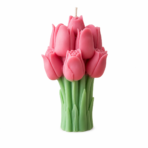 Tulip Bouquet Soy Wax Candle for Home Décor, Gifting & Special Occasions - Image 3
