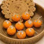 Shagun Laddu Soy Wax Candle Gift Box | Festive Diwali & Wedding Gift Set - Image 2