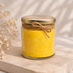 Glass Jar Soy Wax Scented Candle with Gold Lid for Home Decor & Gifting - Image 3