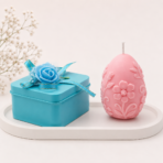 3D Floral Egg Soy Wax Scented Candle for Home Decor, Gifting & Festivals - Image 6