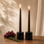 Luxury Soy Wax Taper Candles Romantic Glow | Long Dinner Candles for Candlelight Dinners - Image 3